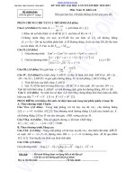 Đề luyện thi đại học môn Toán số 72