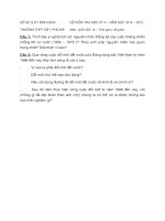 TRƯỜNG THPT SỐ 1 PHÚ MỸ đề kiểm tra học kì 2 lớp 12 môn sử