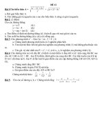 Đề ôn thi vào lớp 10 môn Toán số 12