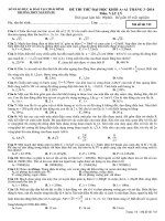 Đề thi thử đại học lần 2 môn vật lý (8)