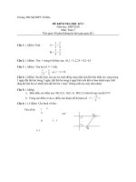 ĐỀ KIỂM TRA học kì i môn toán 7