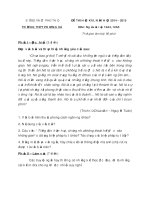 đề thi học kì 2 lơp 12 môn văn năm 2015 thpt phương xá