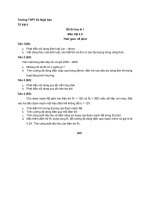 Đề thi học kì 1 vật lí 9