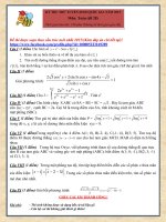 Đề thi thử THPT quốc gia môn Toán chọn lọc số  28