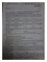 Thi thử lần cuối chuyên Vĩnh Phúc ngày 25 tháng 6 năm 2013 môn vật lý