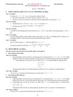 Đề ôn thi đại học môn Toán số 78