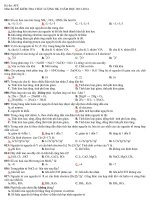 TRƯỜNG THPT ĐỒNG XOÀI ĐỀ THI HỌC KÌ 1 LỚP 10 MÔN HÓA HỌC