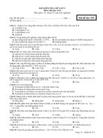 Đề hoá lớp 11 - sưu tầm đề kiểm tra, thi học sinh giỏi hoá học lớp 11 tham khảo bồi dưỡng (125)