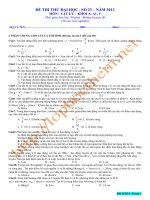 Đề luyện thi THPT Quốc gia môn Vật lý số 23