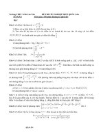 Đề ôn thi THPT quốc gia môn Toán số 11