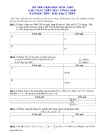 Đề thi giải toán bằng máy tính cầm tay casio lớp 12 tham khảo (8)