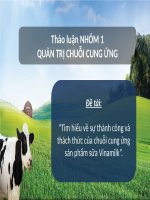 Tìm hiểu về sự thành công và thách thức của chuỗi cung ứng sản phẩm sữa Vinamilk
