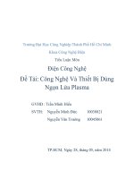 Công nghệ và thiết bị dùng ngọn lửa plasma
