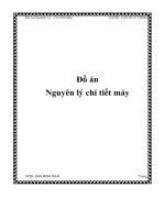 Đồ án nguyên lý chi tiết máy   thiết kế hệ thống dẫn động cơ khí