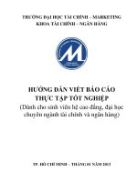 Hướng dẫn viết báo cáo thực tập tốt nghiệp