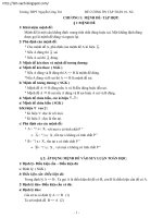 Ôn tập mệnh đề, tập hợp