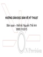 Hướng dẫn đọc bản vẽ kỹ thuật