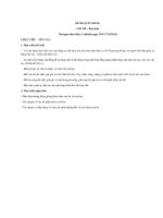 Giáo án 4 tuổi - Bản thân