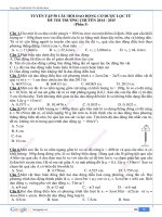 Tuyển tập 50 câu hỏi dao động cơ được lọc từ đề thi trường chuyên 2014 - 2015 (Phần 3)