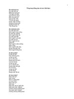 Tổng hợp đồng dao trẻ em Việt Nam