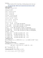 Ôn thi đại học môn Toán - Chuyên đề Bất đẳng thức