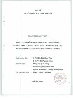 Định lượng đồng thời inosin, nicotinamid và acid succinic trong thuốc tiêm cytoflavin bằng phương pháp sắc ký lỏng hiệu năng cao HPLC