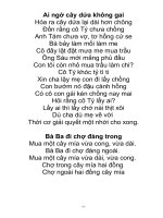 Tổng hợp các bài hát ru dành cho trẻ