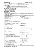 Giáo án đại số 8 đày đủ cả năm