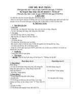 Giáo án Bản thân - Chủ đề Tôi là ai