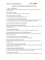 28 cụm từ Tiếng Anh hay sử dụng trong công việc