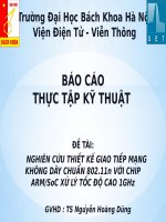NGHIÊN CỨU THIẾT KẾ GIAO TIẾP MẠNG KHÔNG DÂY CHUẨN 802.11n VỚI CHIP ARMSoC XỬ LÝ TỐC ĐỘ CAO 1GHz