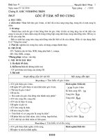 Giáo án hình học 9 học kì II