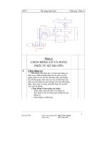 Đồ án môn học chi tiết máy