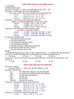 Dạng toán kim loại phản ứng với axit