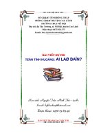 Vận dụng kiến thức liên môn để giải quyết các tình huống thực tiễn dành cho học sinh