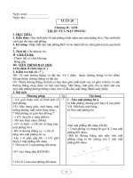 Giáo án hình học 6 học kì II rất hay