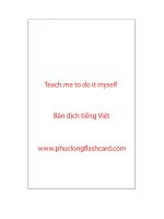 Giáo dục trẻ Tech me to do it myself