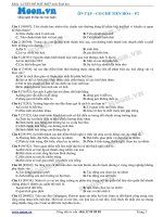 Ôn tập - Cơ chế tiến hóa (Phần 2)