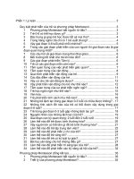 Quy luật phát triển của trẻ và phương pháp Montessori