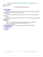 Giáo án trọn bộ  Hóa 8  20152016