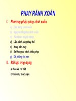 Thực  hành Phay ranh xoan