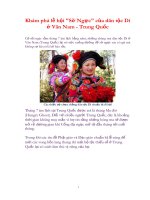 Khám phá lễ hội của dân tộc Di ở Vân Nam-Trung Quốc