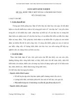 SÁNG KIẾN KINH NGHIỆM – KHẮC PHỤC MỘT SỐ SAI LẦM KHI GIẢI TOÁN VỀ CĂN BẬC HAI