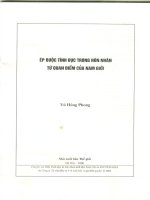 ÉP BUỘC TÌNH DỤC TRING HÔN NHÂN TỪ QUAN ĐIỂM CỦA NAM GIỚI, VŨ HỒNG PHONG