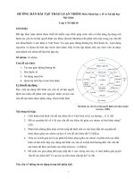 HƯỚNG DẪN BÀI TẬP THẢO LUẬN NHÓM Môn Nhân học y tế và Xã hội học Sức khỏe