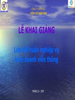 Bài giảng tổng quan viễn thông