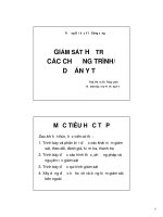 giám sát hỗ trợ các chương trình, dự án y tế, đại học y tế công cộng