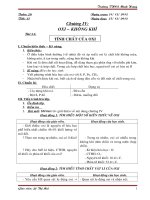 Giáo án hóa 8 học kì II rất chi tiết