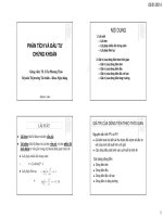 Bài giảng Phân tích và đầu tư chứng khoán Chương 1 - TS. Trần Phương Thảo