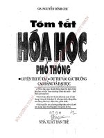 TÓM TẮT HÓA HỌC PHỔ THÔNG  NGUYỄN ĐÌNH CHI (phần 1)